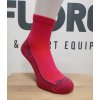 Merino ponožky FLORES Merino LW - růžová/bordo