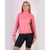 Dámská cyklistická bunda KLIMATEX Diana - růžová/vínová