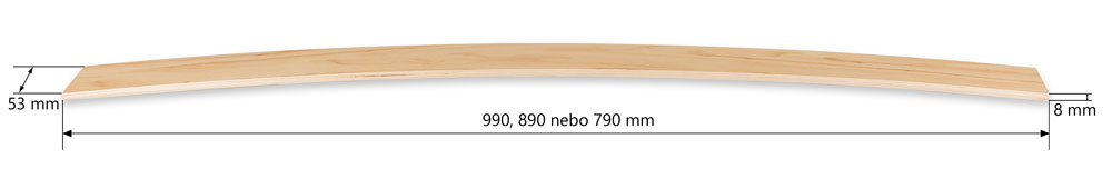 Lamela 53 mm - popis