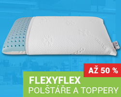 Polštáře a toppery FlexyFlex