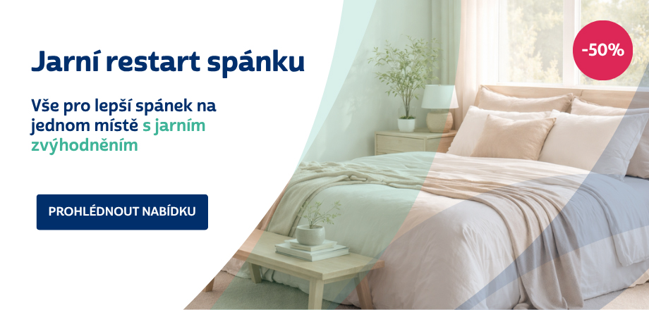 Jarní restart spánku – sleva až 50 %