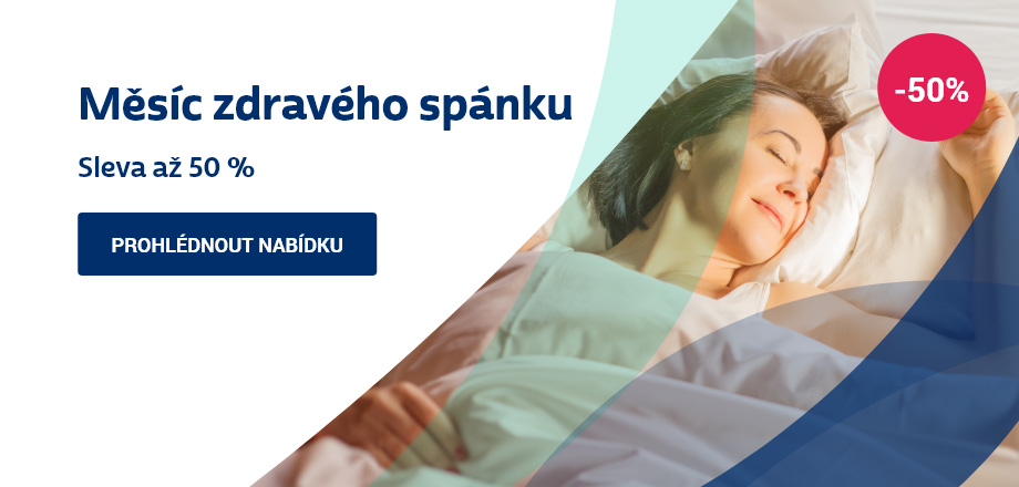 Měsíc zdravého spánku – sleva až 50 %