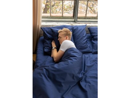 11015 nanospace povleceni pro alergiky na prikryvku 140 x 200 cm modra nanobavlna