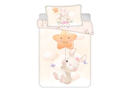 bavlnene povleceni do postylky bunny star 1