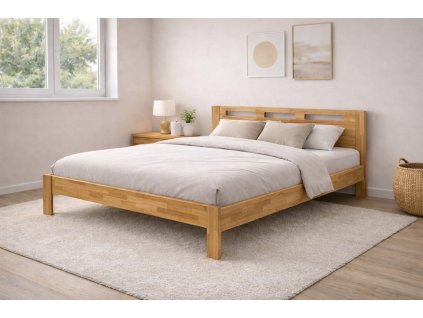 slee nomi dubova postel dvouluzko