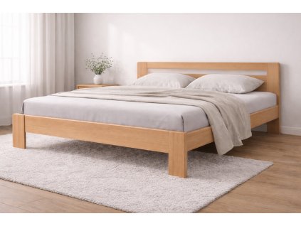 slee rea masiv buk postel dvouluzko