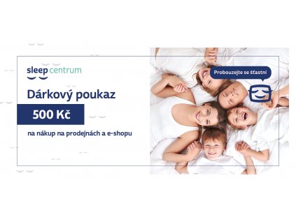 Tištěný dárkový poukaz - 500 Kč