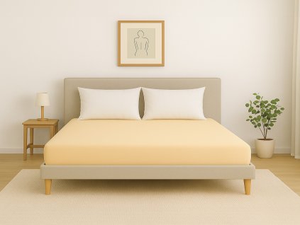 slee jersey prosteradlo medova