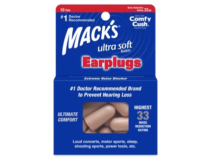 Macks Ultra Soft Foam Ear Plugs 3 Pair