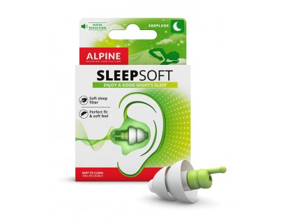 Alpine SleepSoft špunty do uší na spaní nová krabička