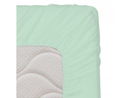 Fitted sheet light green