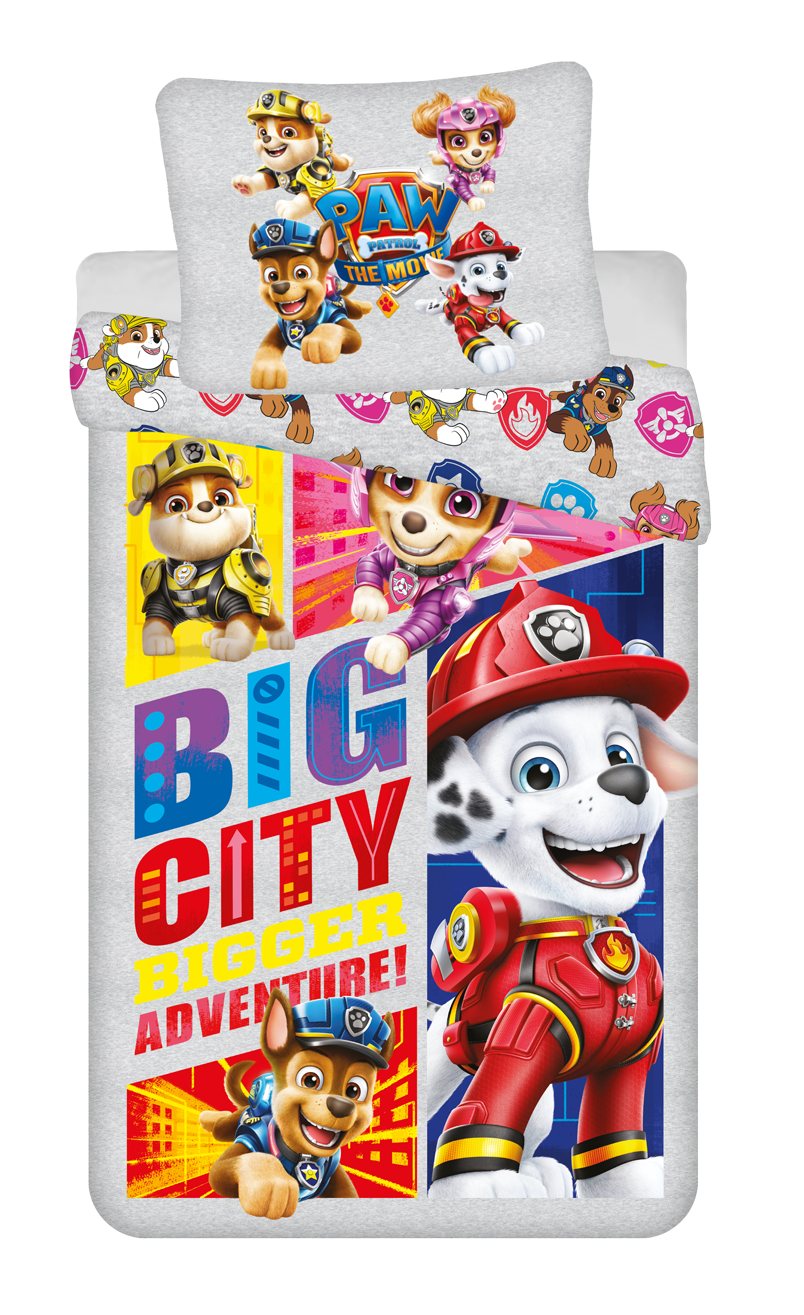 Dadka Vracov Dadka Paw Patrol 303 dětské bavlněné povlečení Rozměr: 1x 70 x 90 a 1x 140 x 200 cm