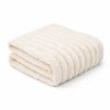 levna mikroplysova deka stripe 150 x 200 bezova