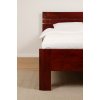 Postel Ella Lux, masiv, bříza, moření bordo