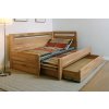 Postel Tandem ORTHO s pravým čelem - masivní buk