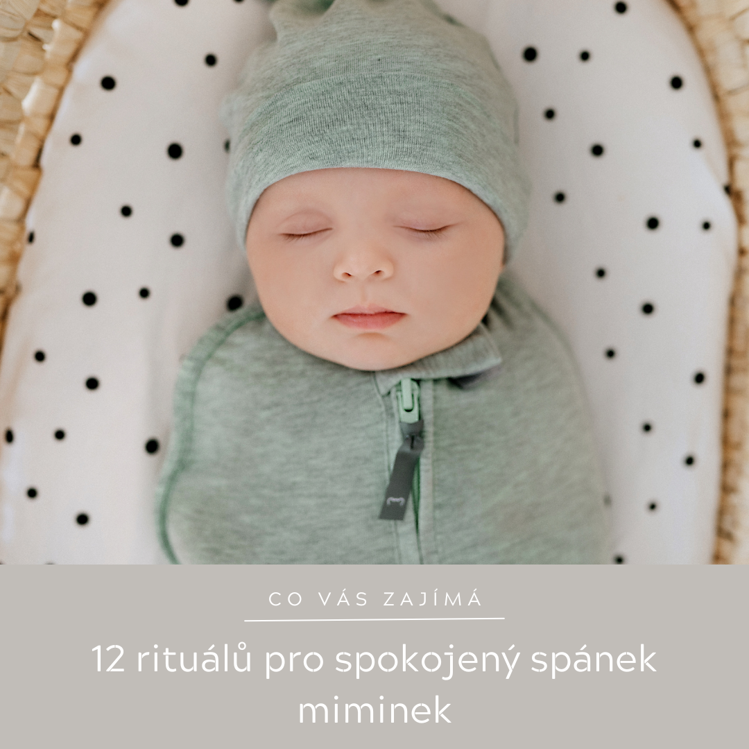 12 rituálů pro spokojený spánek miminek