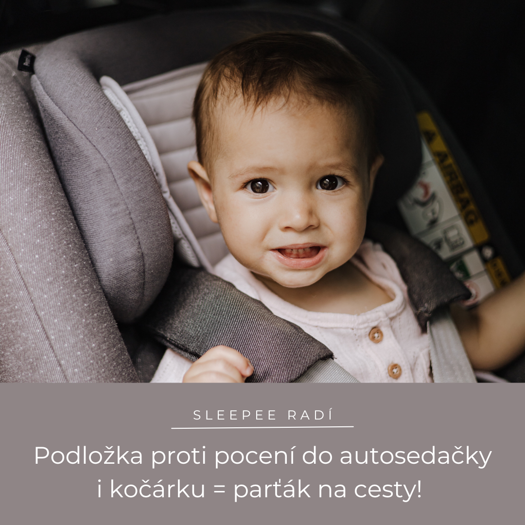 Podložka proti pocení do autosedačky i kočárku - pomocník pro horké letní dny