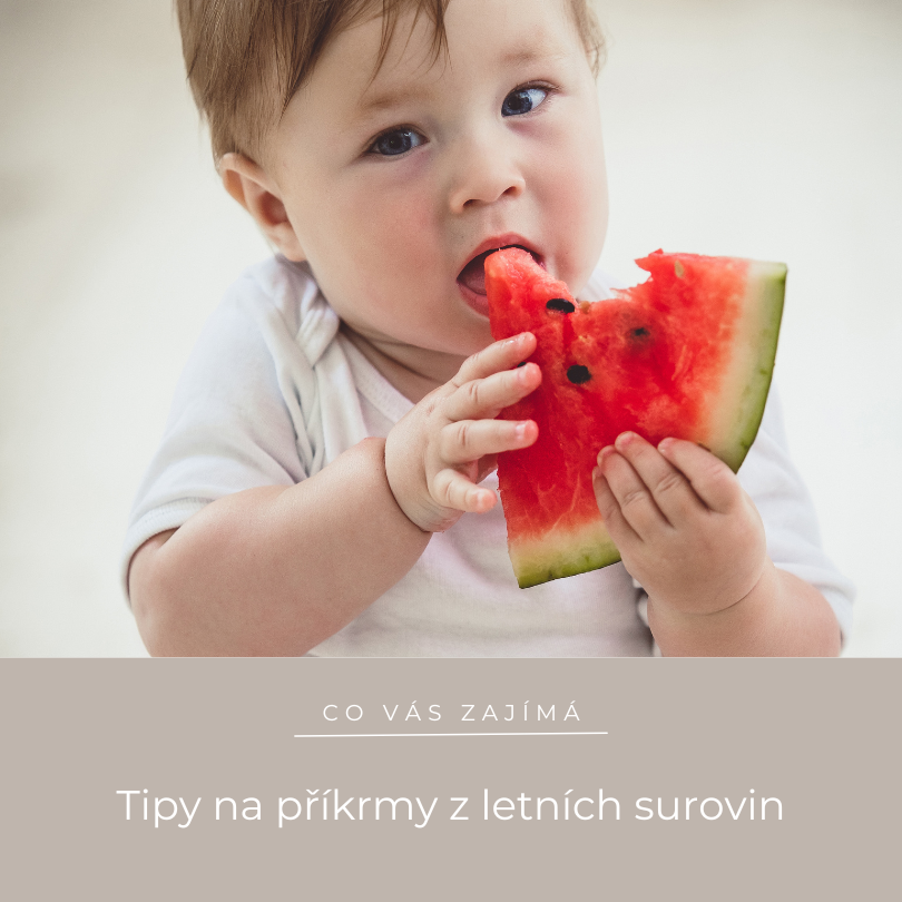 Tipy na příkrmy z letních surovin