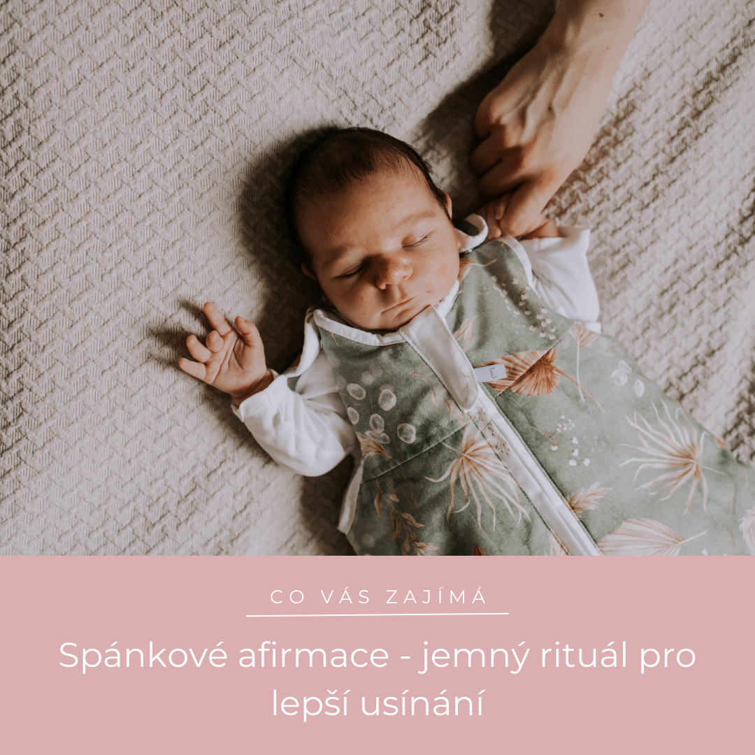 Spánkové afirmace - jemný rituál pro lepší usínání