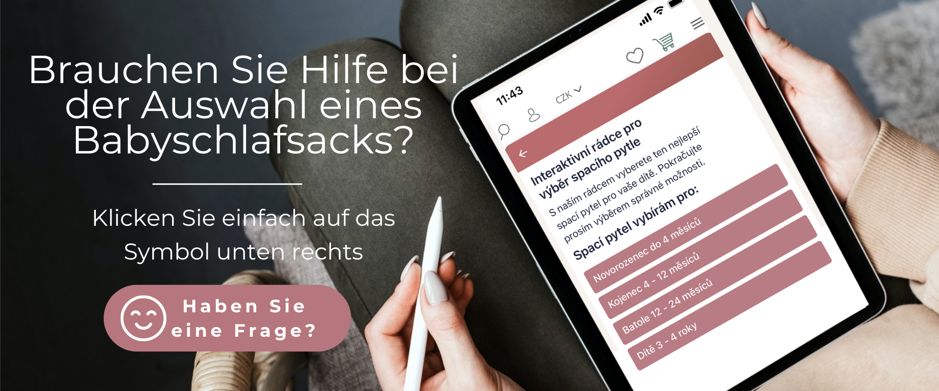 Brauchen Sie Hilfe bei der Auswahl eines Babyschlafsacks?
