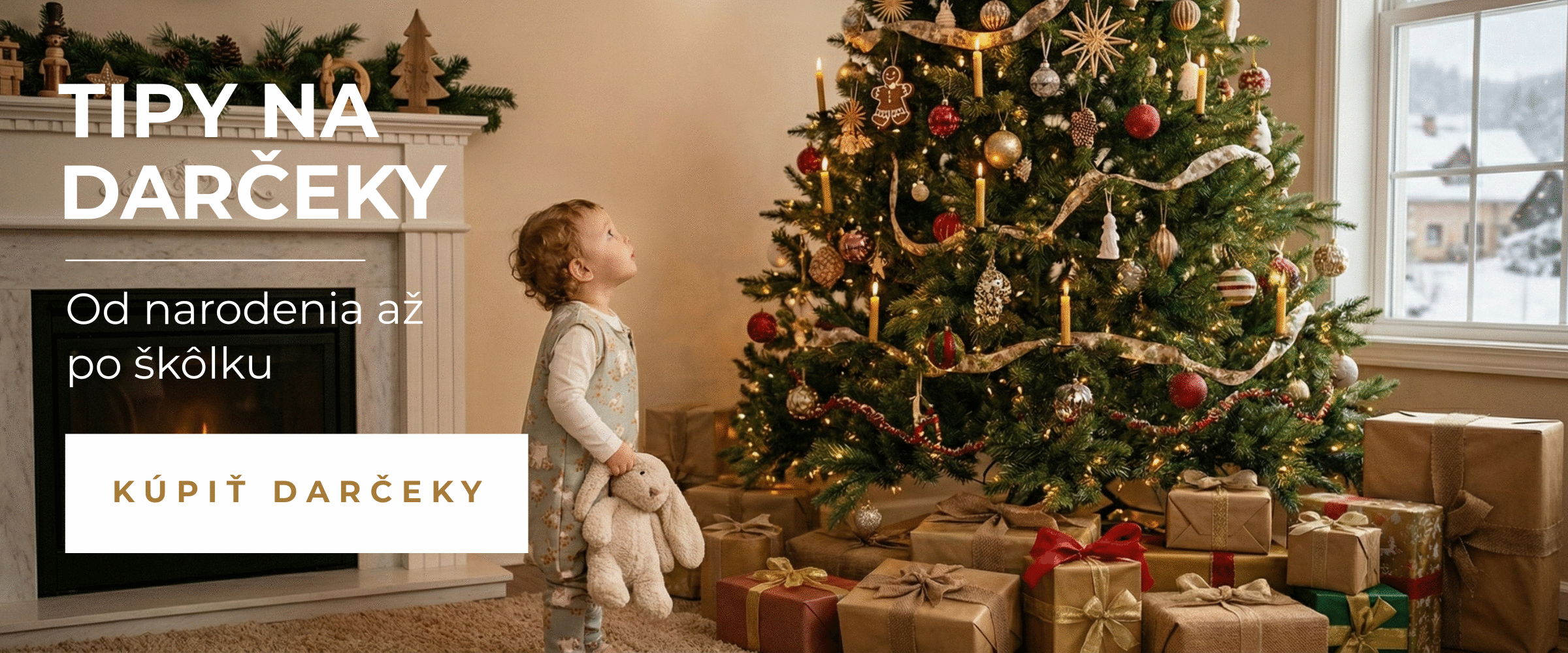 Tipy na tie najkrajšie vianočné darčeky pre deti od narodenia až po škôlku.