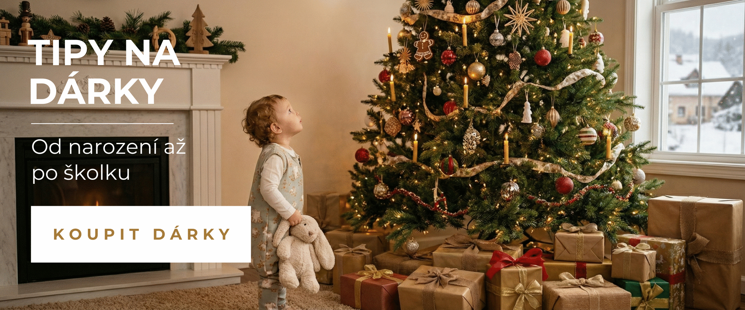 Tipy na vánoční dárky pro děti od narození po školku.