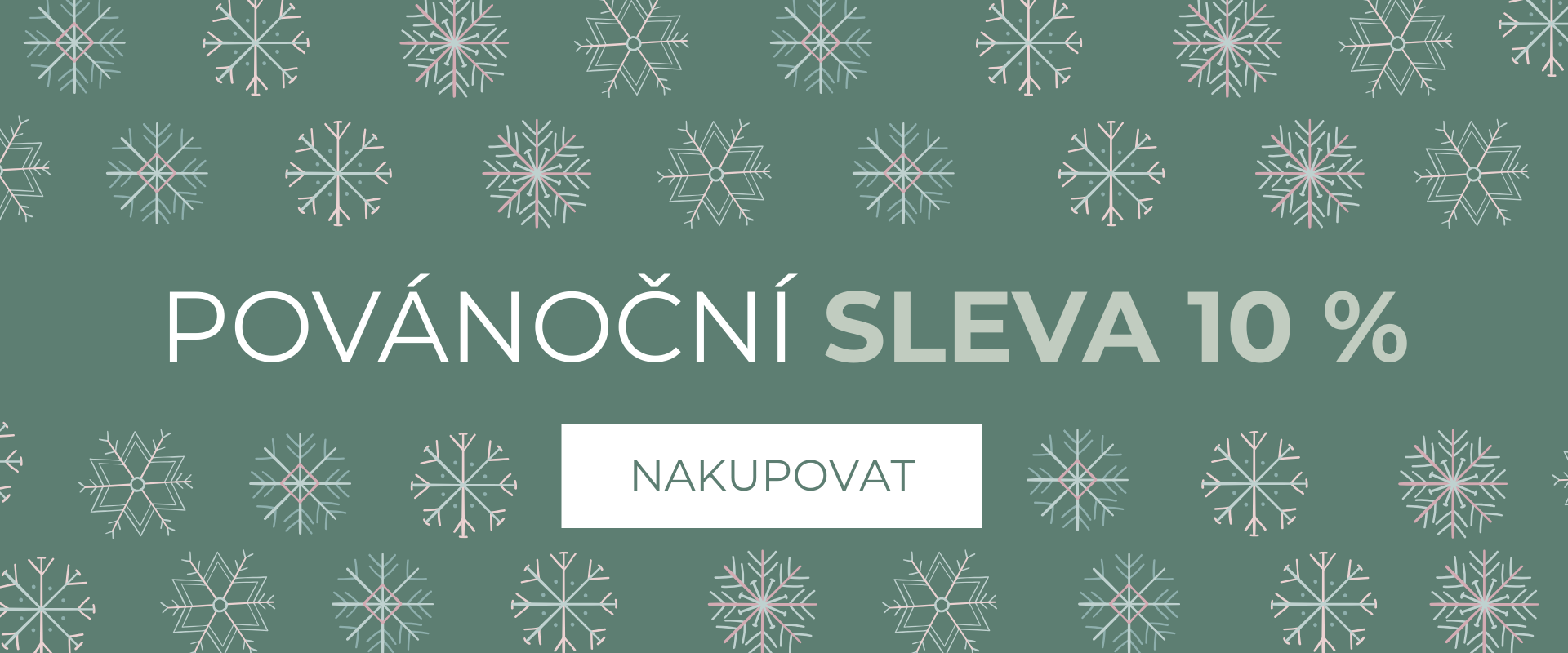 Povánoční sleva 10 % ✅