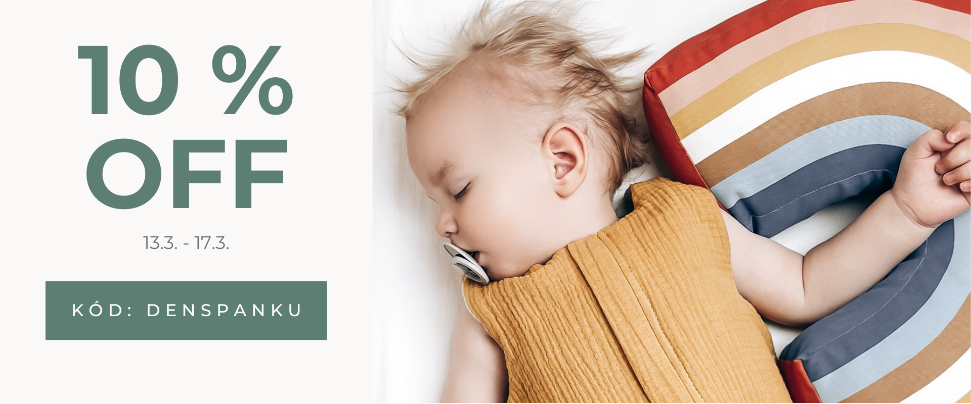 Zľava 10 % na vybrané kúsky s kódom DENSPANKU ✅