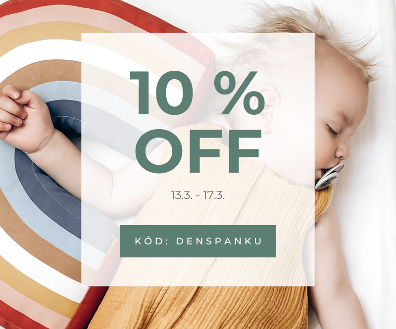 Sleva 10 % na vybrané kousky s kódem DENSPANKU