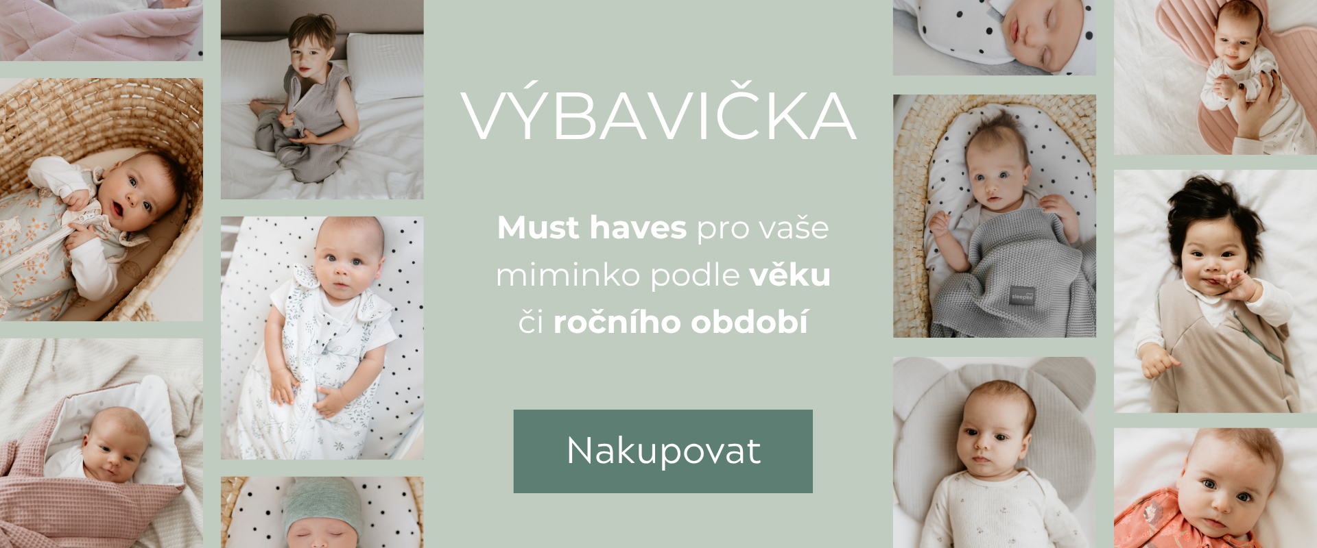 Must haves pro vaše miminko podle věku či ročního období