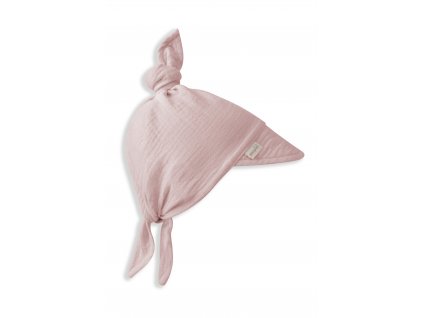Dětský rostoucí mušelínový klobouček s kšiltem Rose růžový 0 4 roky