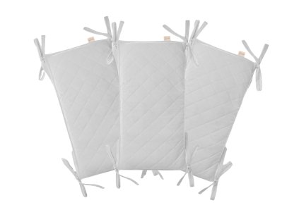 Modulární mantinel do dětské postýlky Sleepee Grey 3 ks