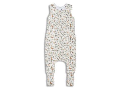 Celoroční spací pytel s nohavicemi Sleepee Ivory Forest S 1-2 roky