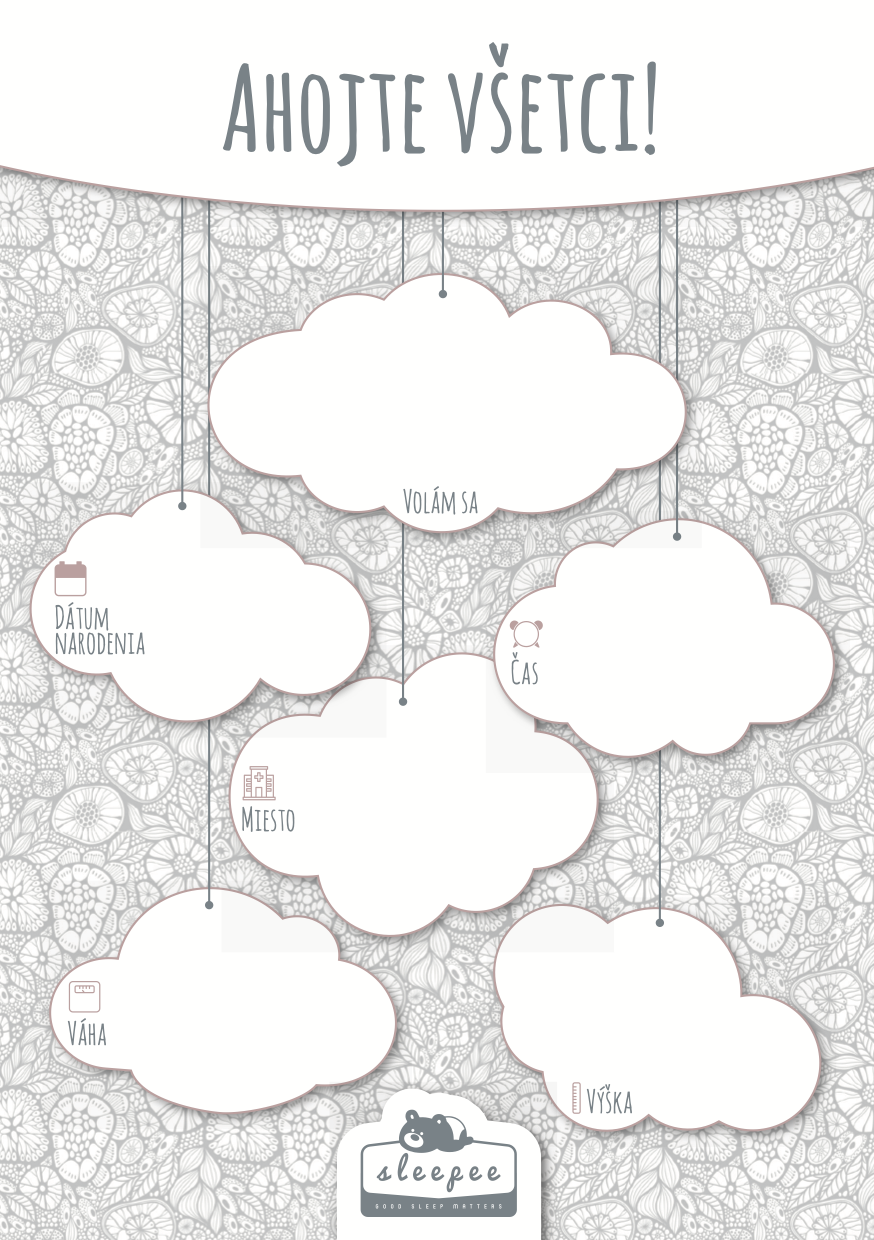 Sleepee DÁREK - Plakát Ahoj světe! SK