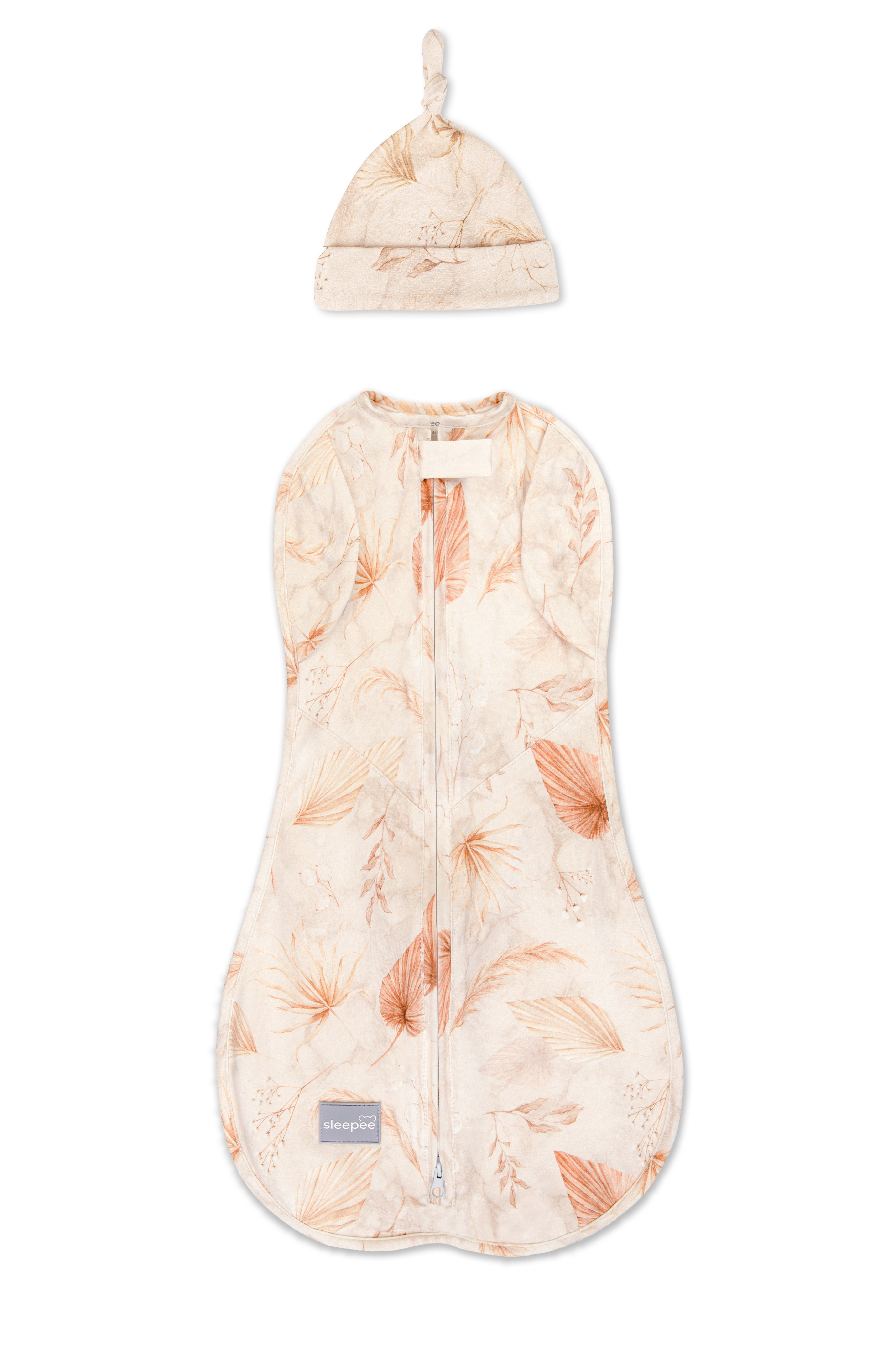 Zavinovačka Sleepee Second Step Swaddle s čepičkou zdarma Bohemian Sand
