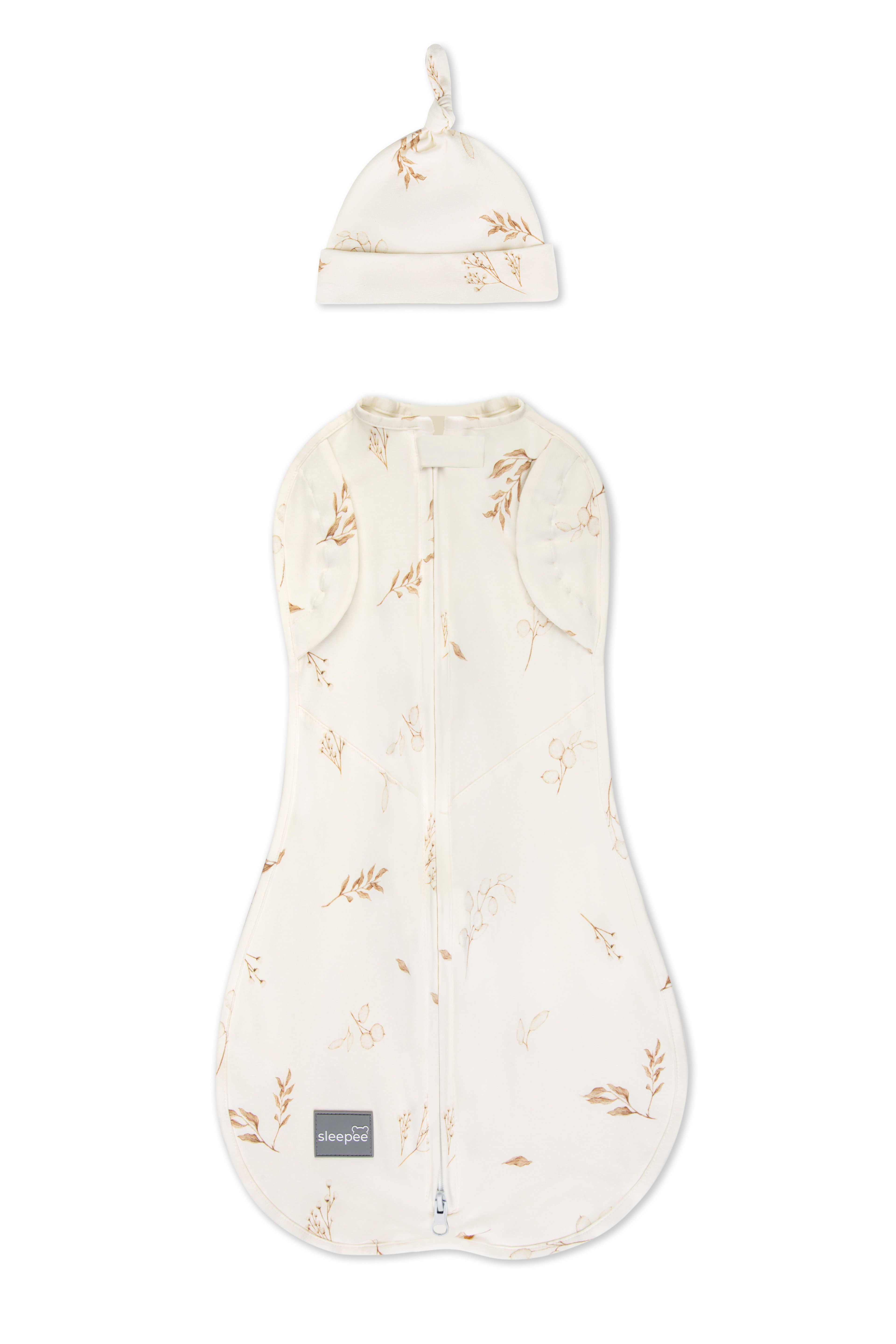 Zavinovačka Sleepee Second Step Swaddle s čepičkou zdarma Bohemian Botanic