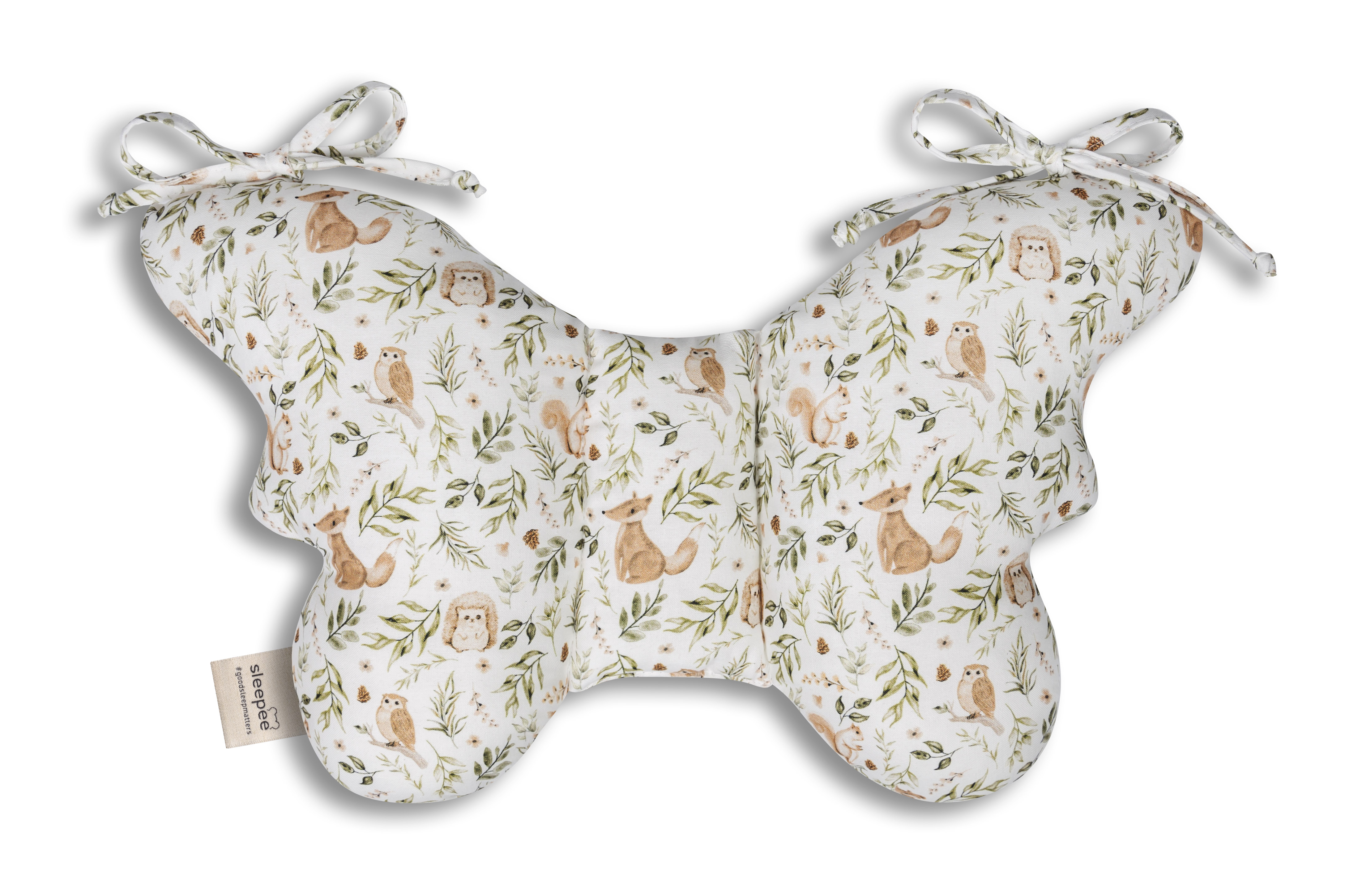 Stabilizační polštářek Sleepee Butterfly pillow Ivory Forest