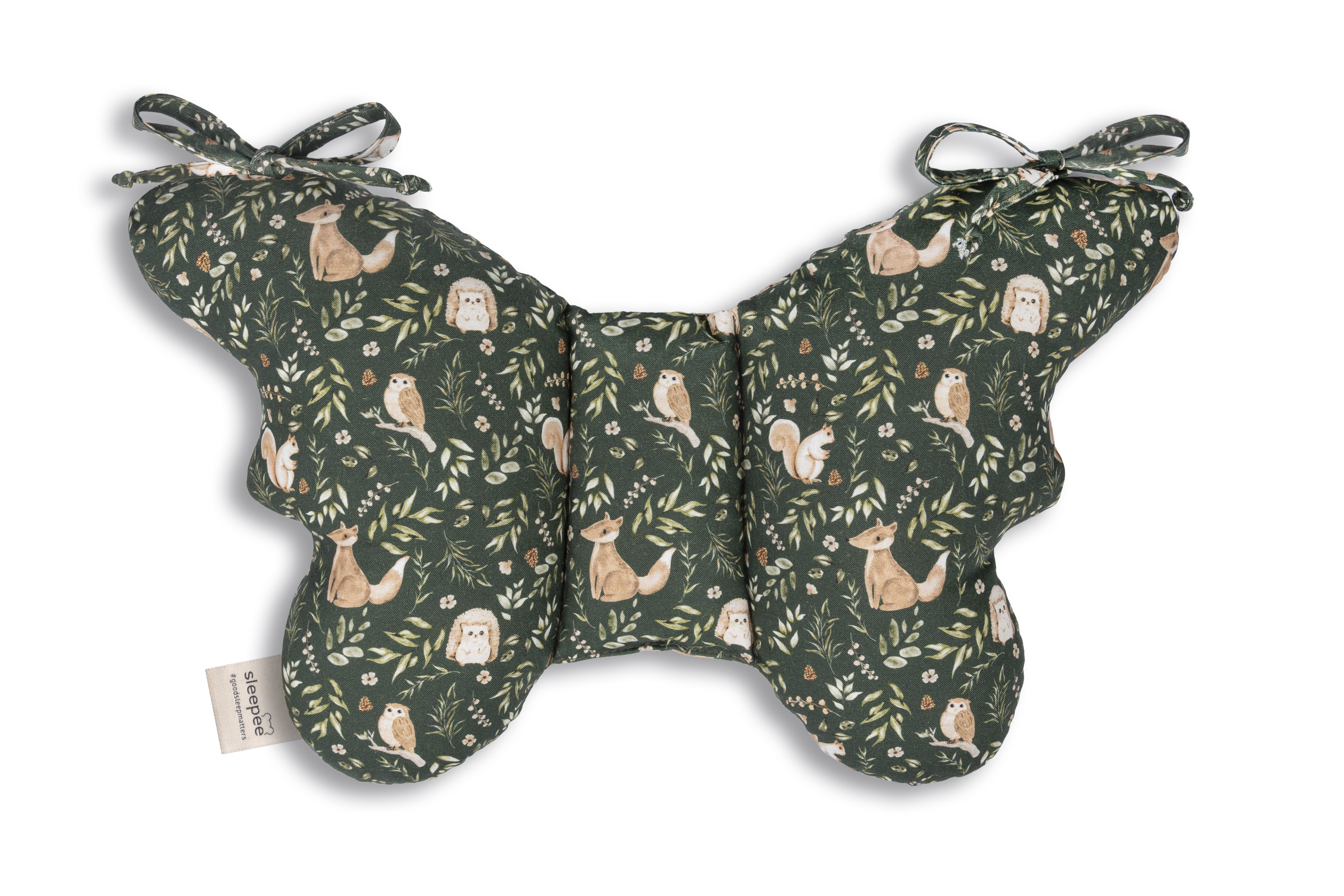 Stabilizační polštářek Sleepee Butterfly pillow Green Forest