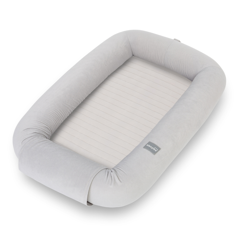 Multifunkční hnízdečko pro miminko s odnímatelnými boky 2 v 1 Sleepee Grey