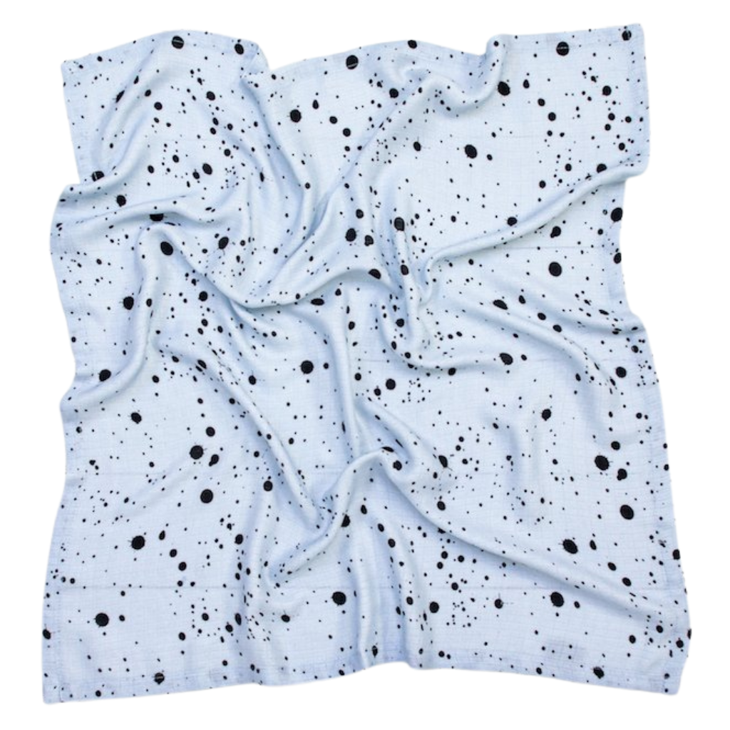 Mušelínová bambusová plena Sleepee Big Nappies 75x75cm 1 ks modrá