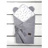 Sleepee Zavinovačka Sleepee Royal Baby Swaddle Wrap šedá