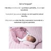 Fixační polštářek proti zploštění hlavičky Royal Baby jak to funguje
