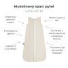 Mušelínový spací pytel M