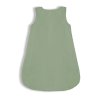 Letní a jarní lehký mušelínový spací pytel Ocean Green 0 4 měsíce S zadní strana