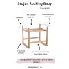 houpací stojan na košík rocking baby