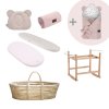Royal Baby sada s košíkem a matrací + zavinovačka zdarma ROSE
