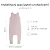 Mušelínový spací pytel s nohavicemi S info