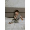 Mušelínový letní spací pytel s nohavicemi Sleepee Grey S 1-2 roky