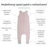 Mušelínový spací pytel s nohavicemi S