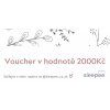 Sleepee dárkový voucher 2000Kč